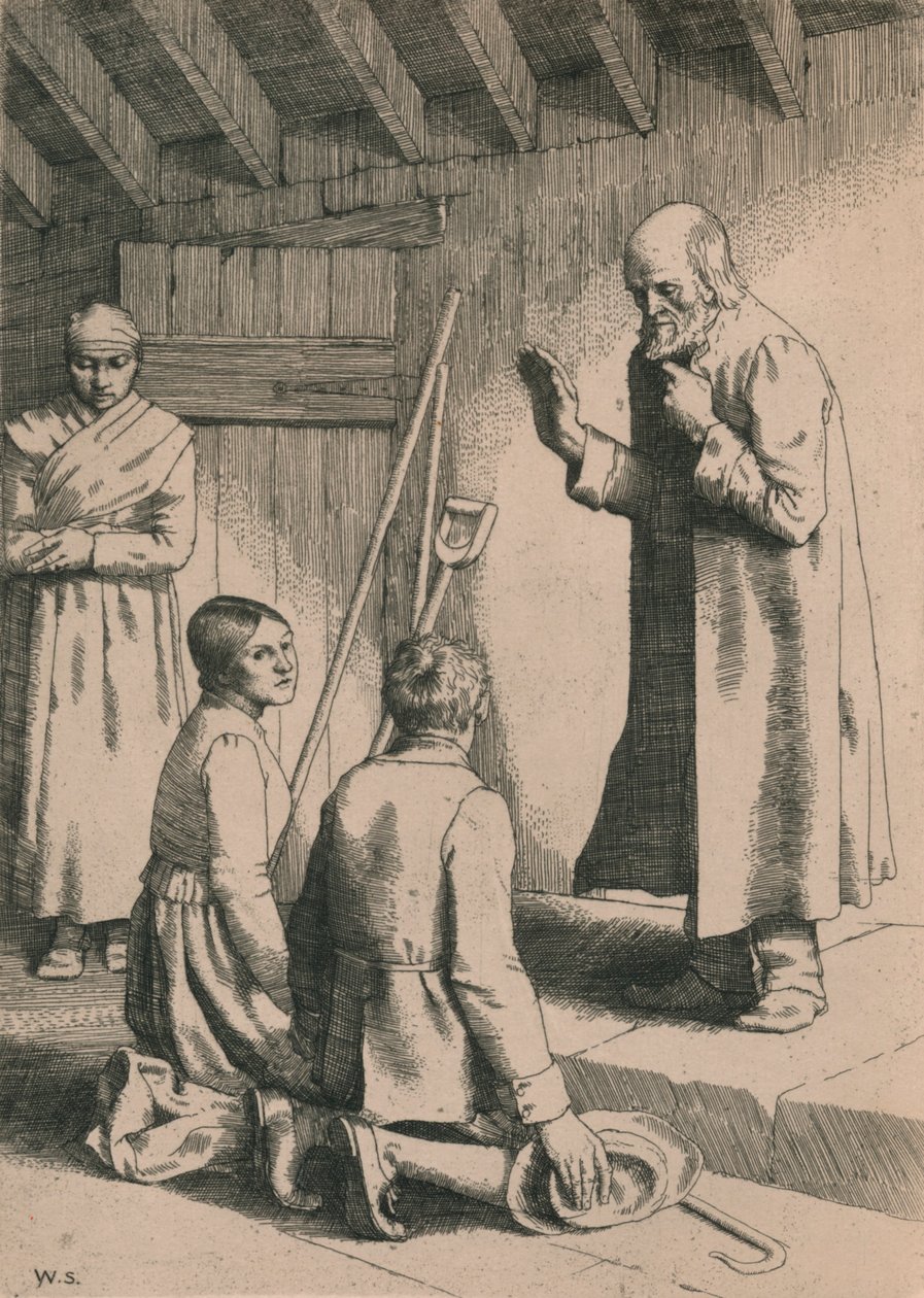Ægteskab af Barmhjertighed og Matthew, c1916 af William Strang