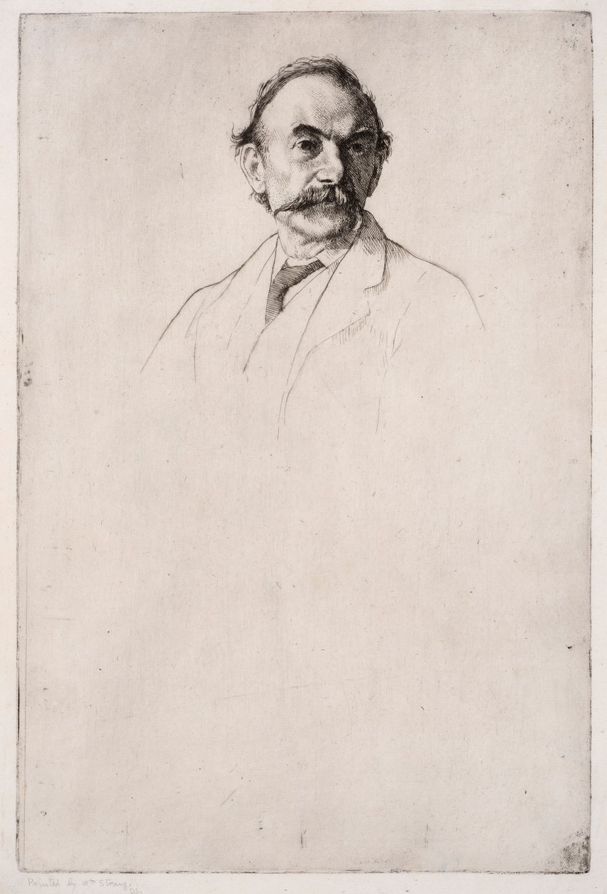 Portræt af Thomas Hardy No.1 af William Strang