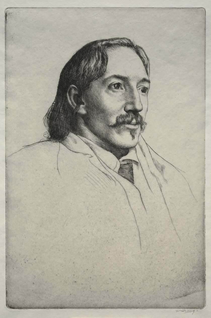 Robert Louis Balfour Stevenson af William Strang