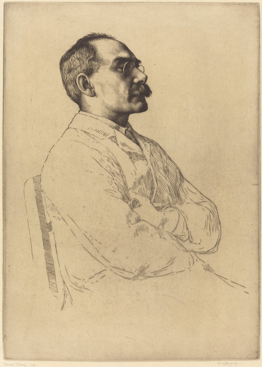 Rudyard Kipling af William Strang