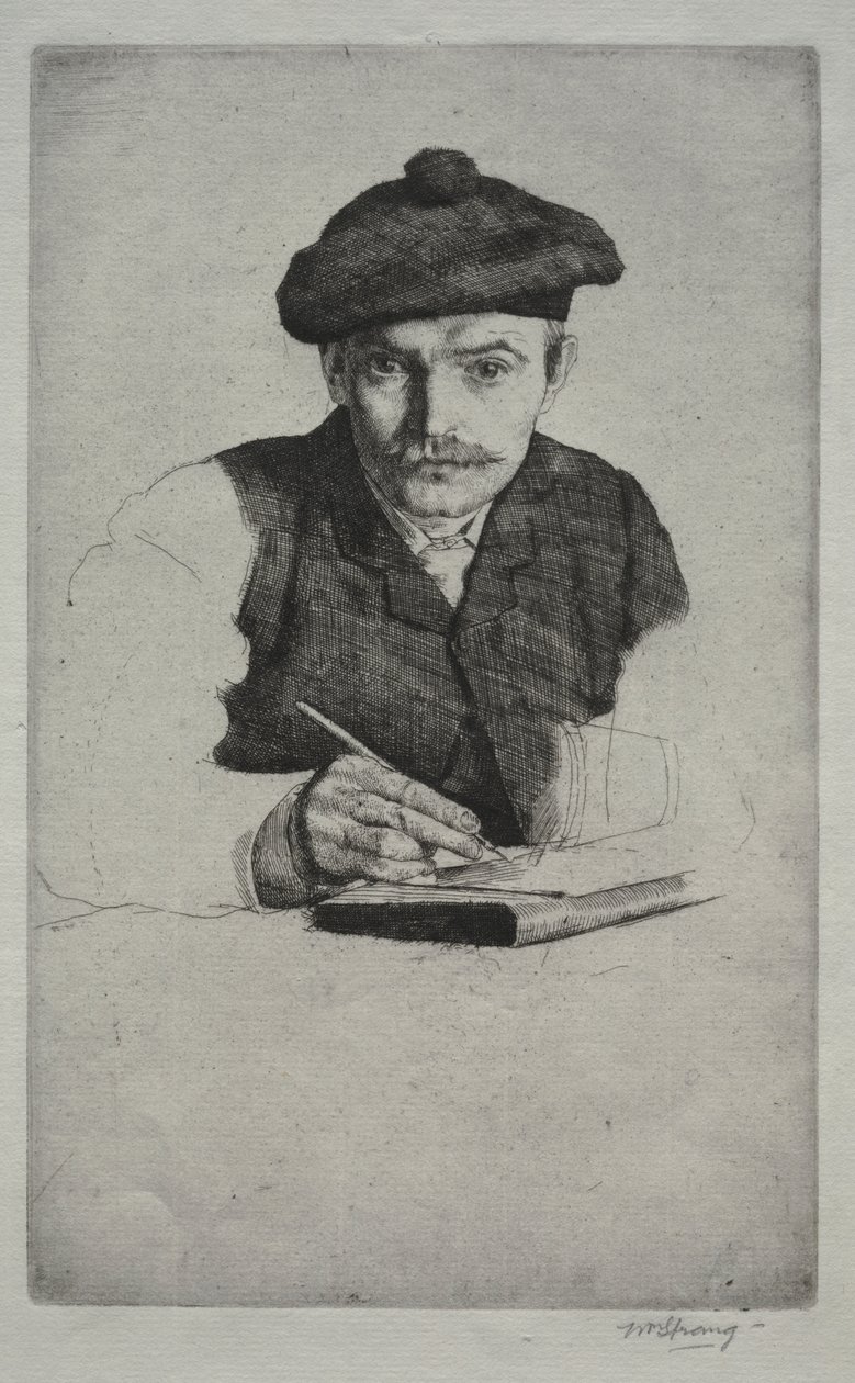 Selvportræt af William Strang