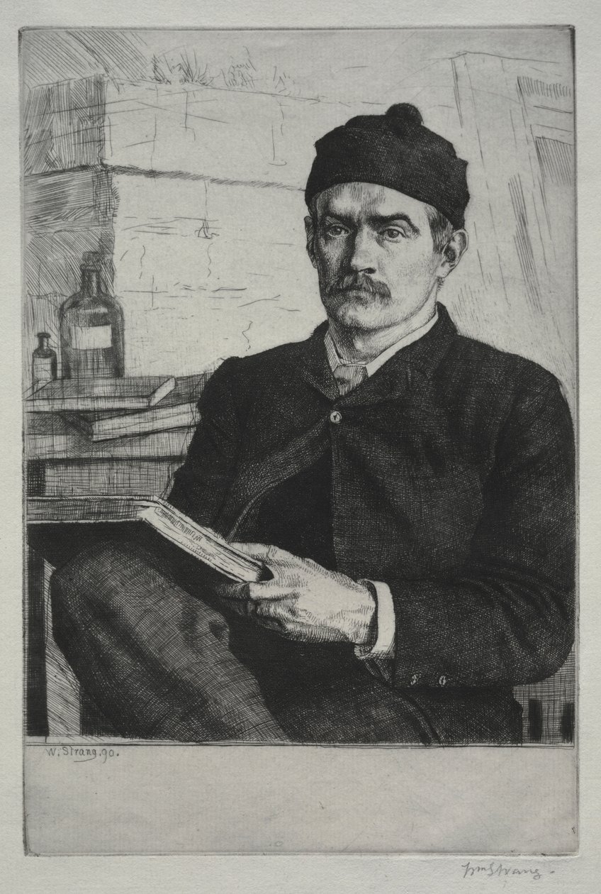 Selvportræt af William Strang
