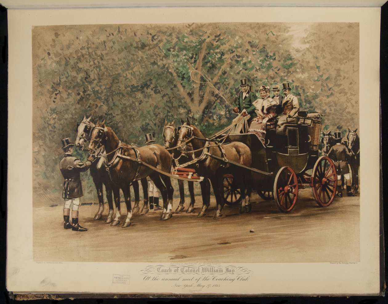 Coach for oberst William Jay - Ved årsmødet i Coaching Club - New York, 27. maj af William Sullivant Vanderbilt Allen