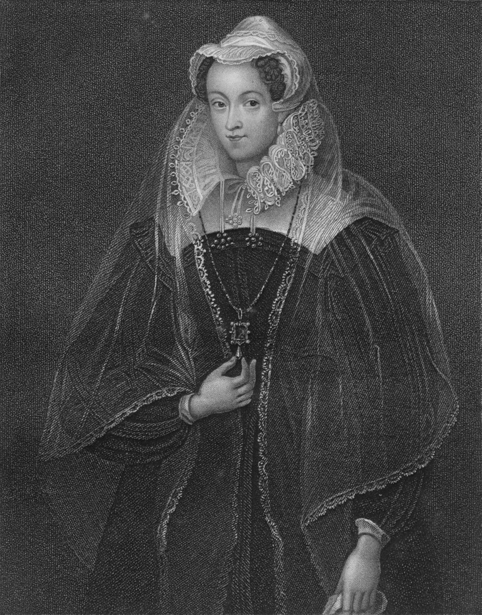 Mary, Queen of Scots, begyndelsen af midten af det 19. århundrede. af William Thomas Fry