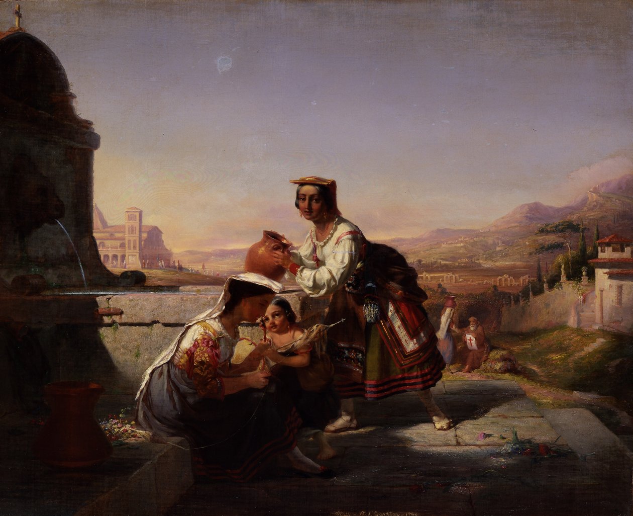 Den italienske scene af William Tolman Carlton