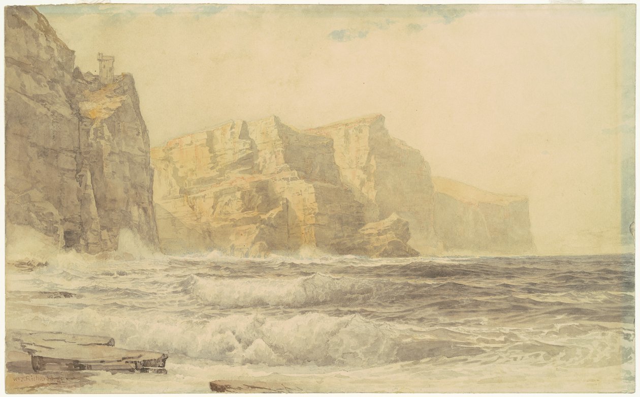 Baldart Castle, Kilkee, County Clare, Irland af William Trost Richards