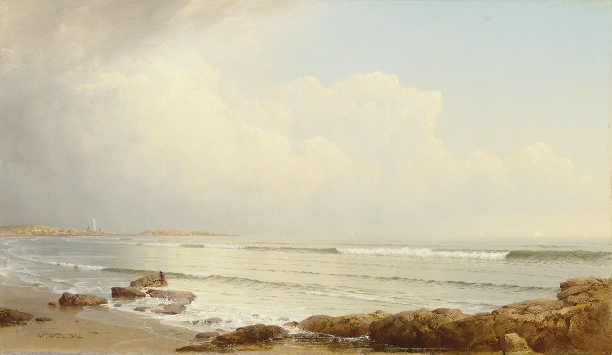 Kystscene, 1872 af William Trost Richards