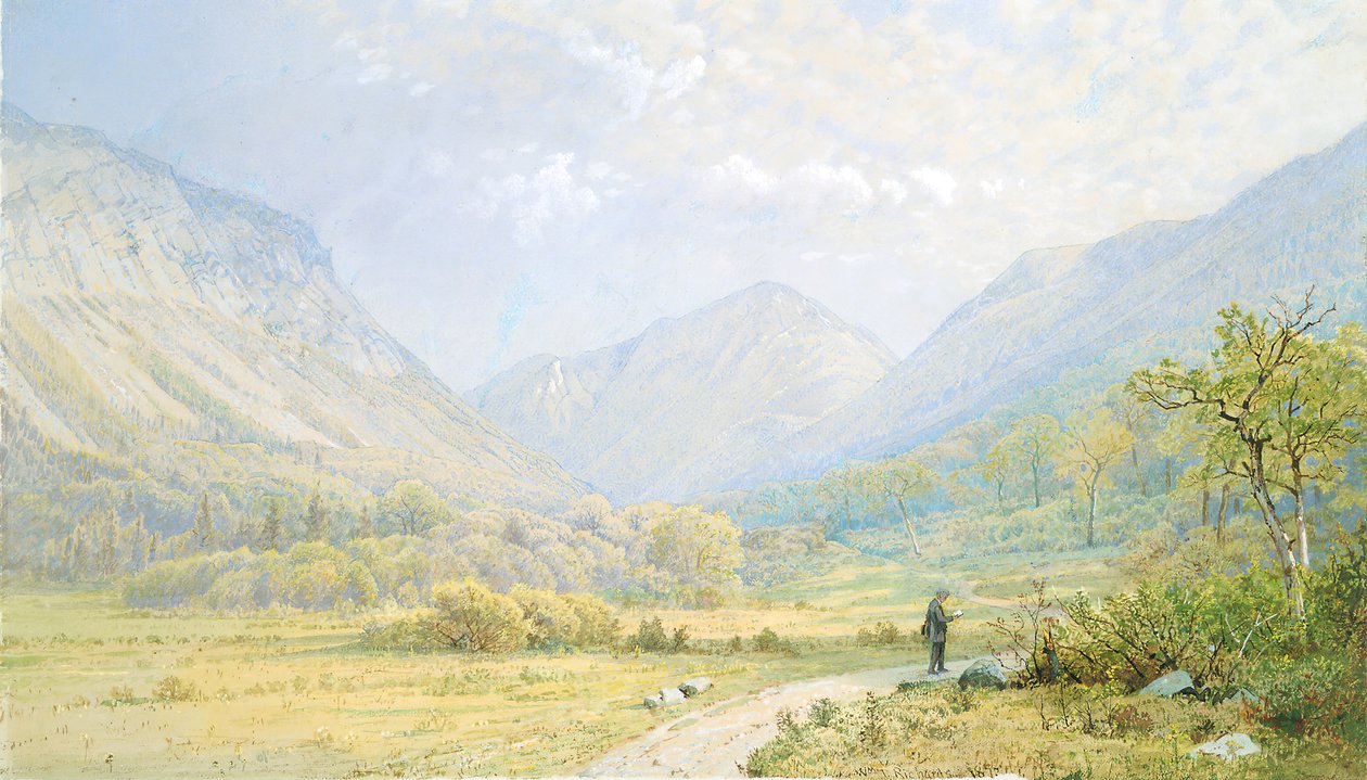 Franconia Notch, New Hampshire, 1872. af William Trost Richards