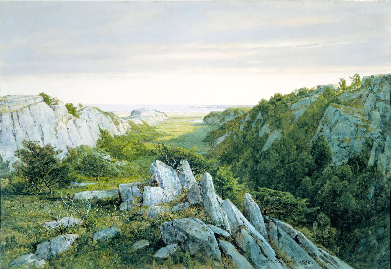 Fra paradis til skærsilden, Newport, 1878. af William Trost Richards