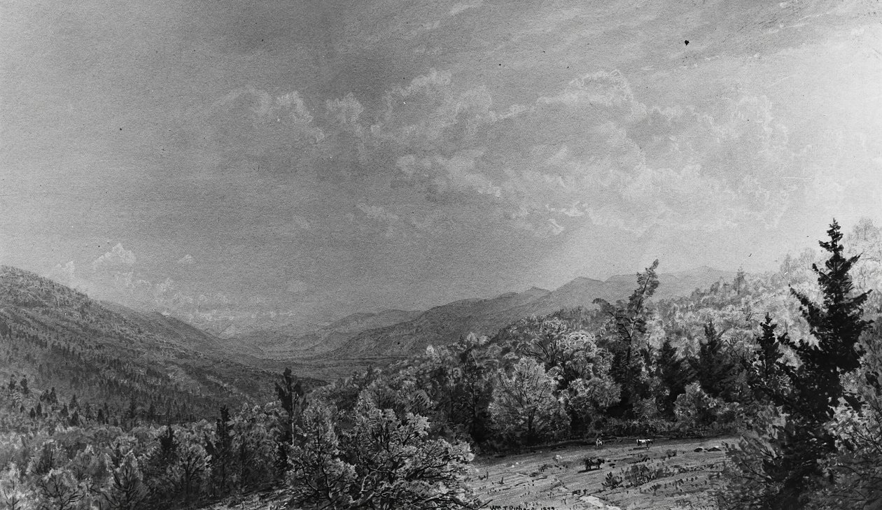 Fra Flume House, Franconia, New Hampshire, 1872. af William Trost Richards