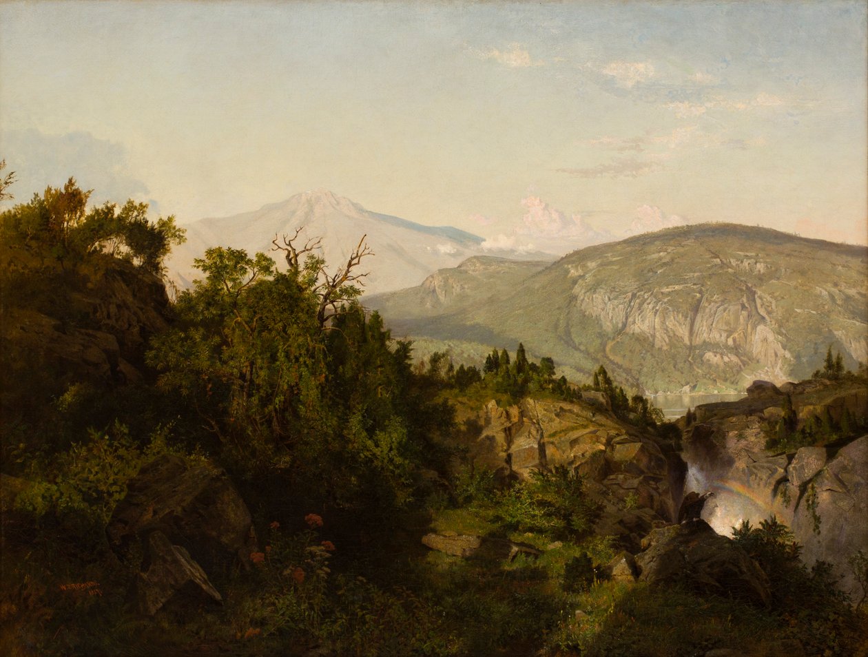I Adirondack-bjergene af William Trost Richards