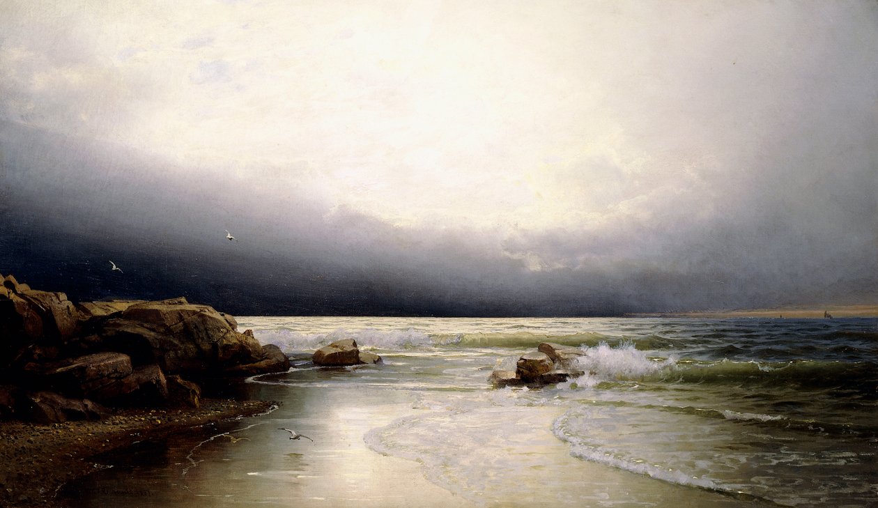 Lands End - New Jersey Coast, 1887 af William Trost Richards