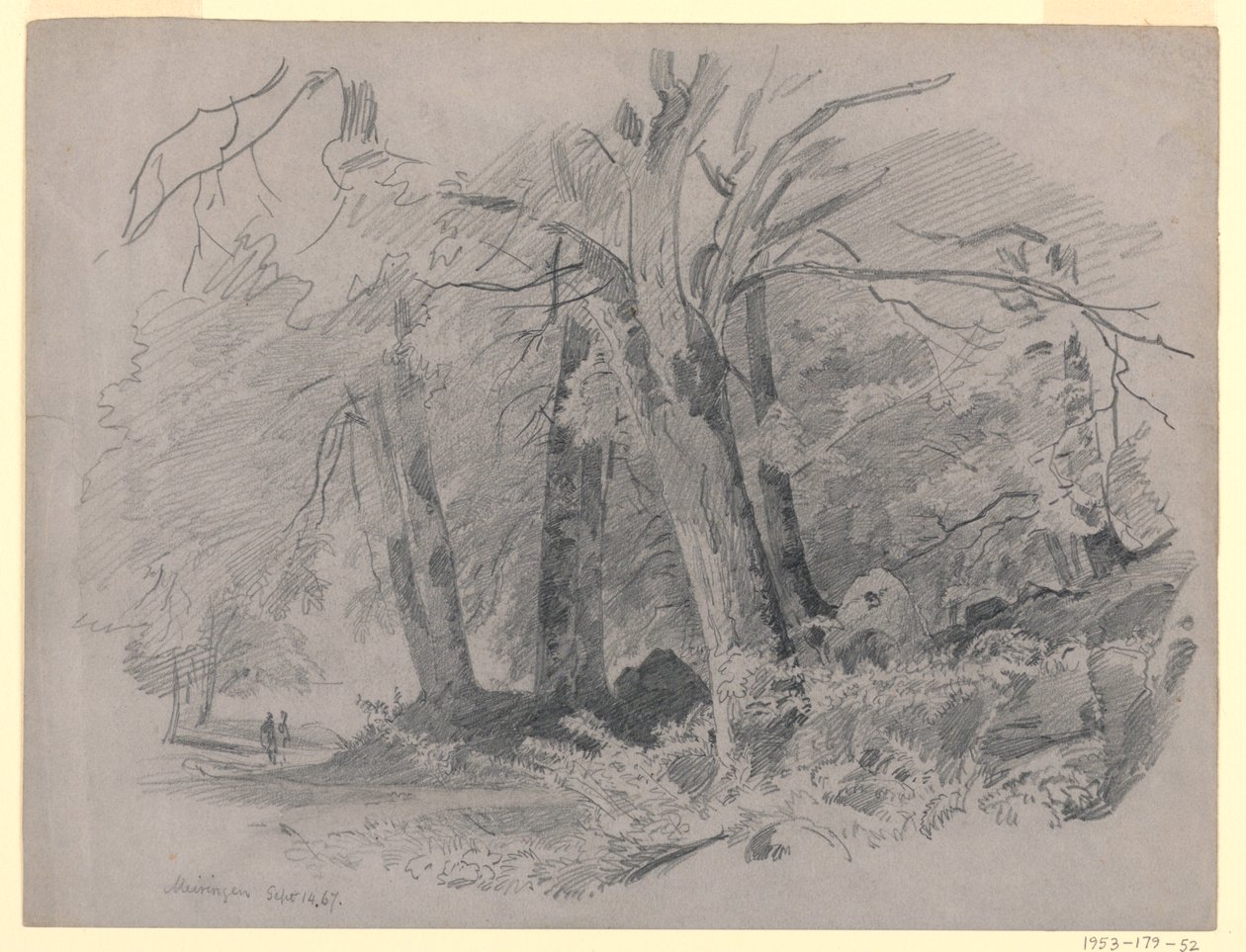 Landskab, Meiringen, Schweiz af William Trost Richards