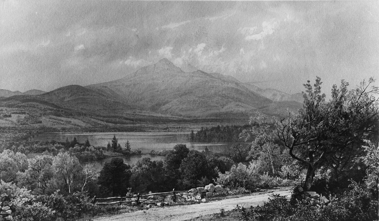 Mount Chocorua og sø af William Trost Richards