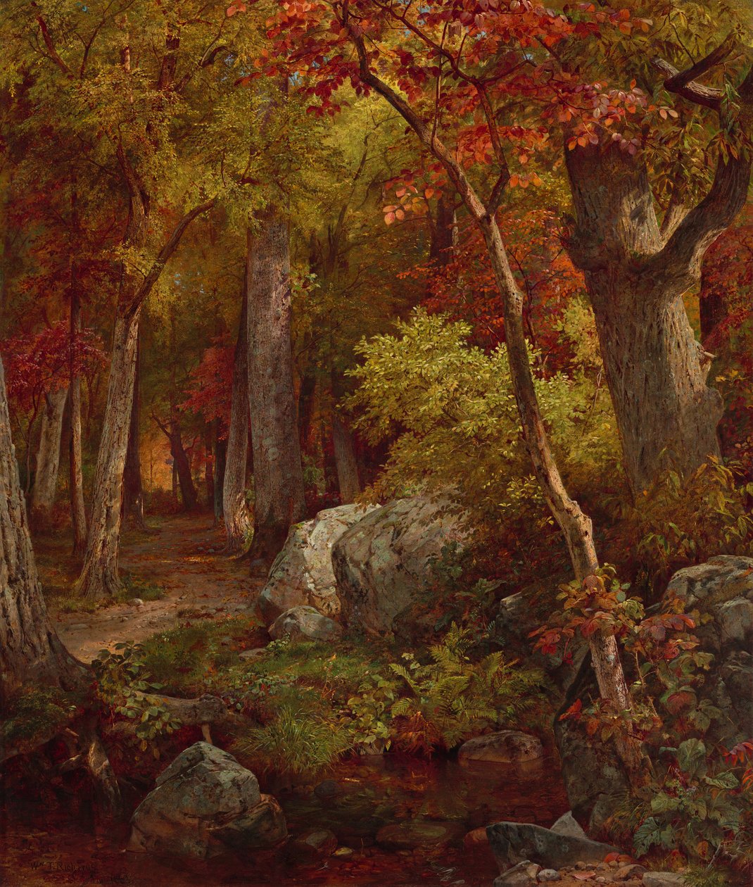 oktober af William Trost Richards