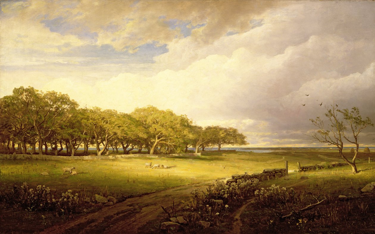 Old Orchard i Newport af William Trost Richards