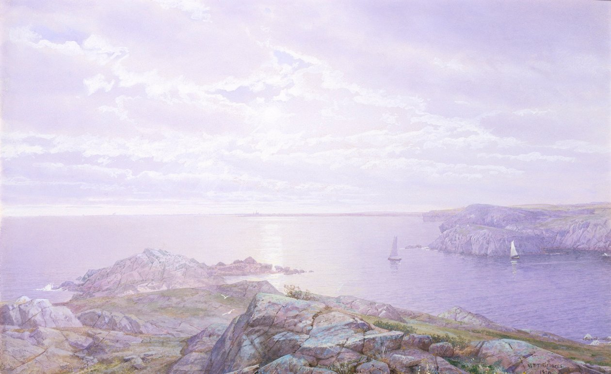 Rocky Cove af William Trost Richards