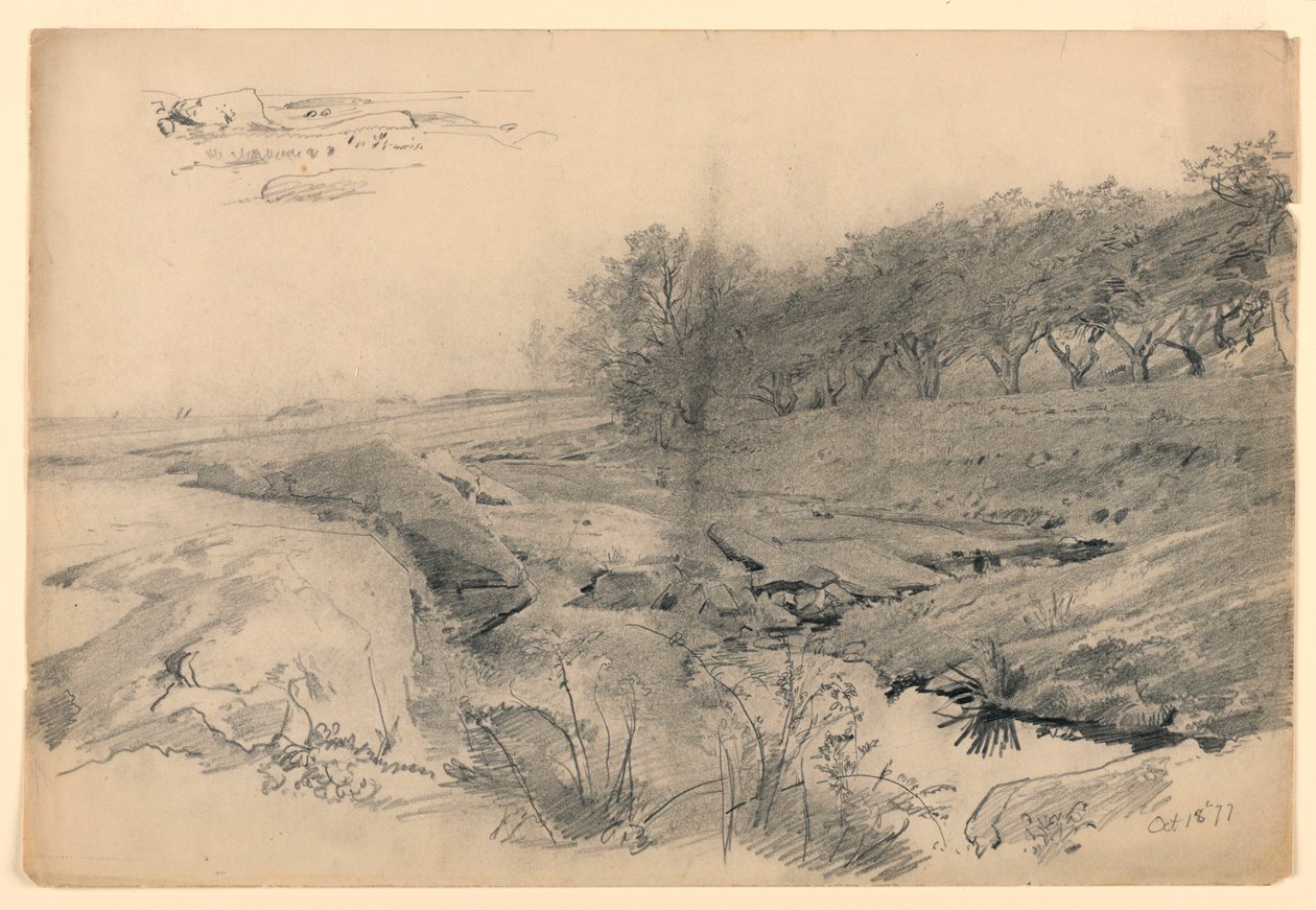 Seashore, Newport, RI af William Trost Richards