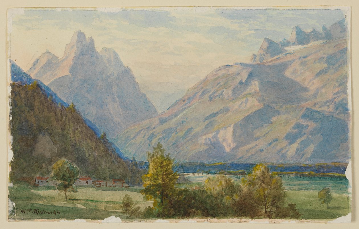 Studie af landskab, Norge af William Trost Richards