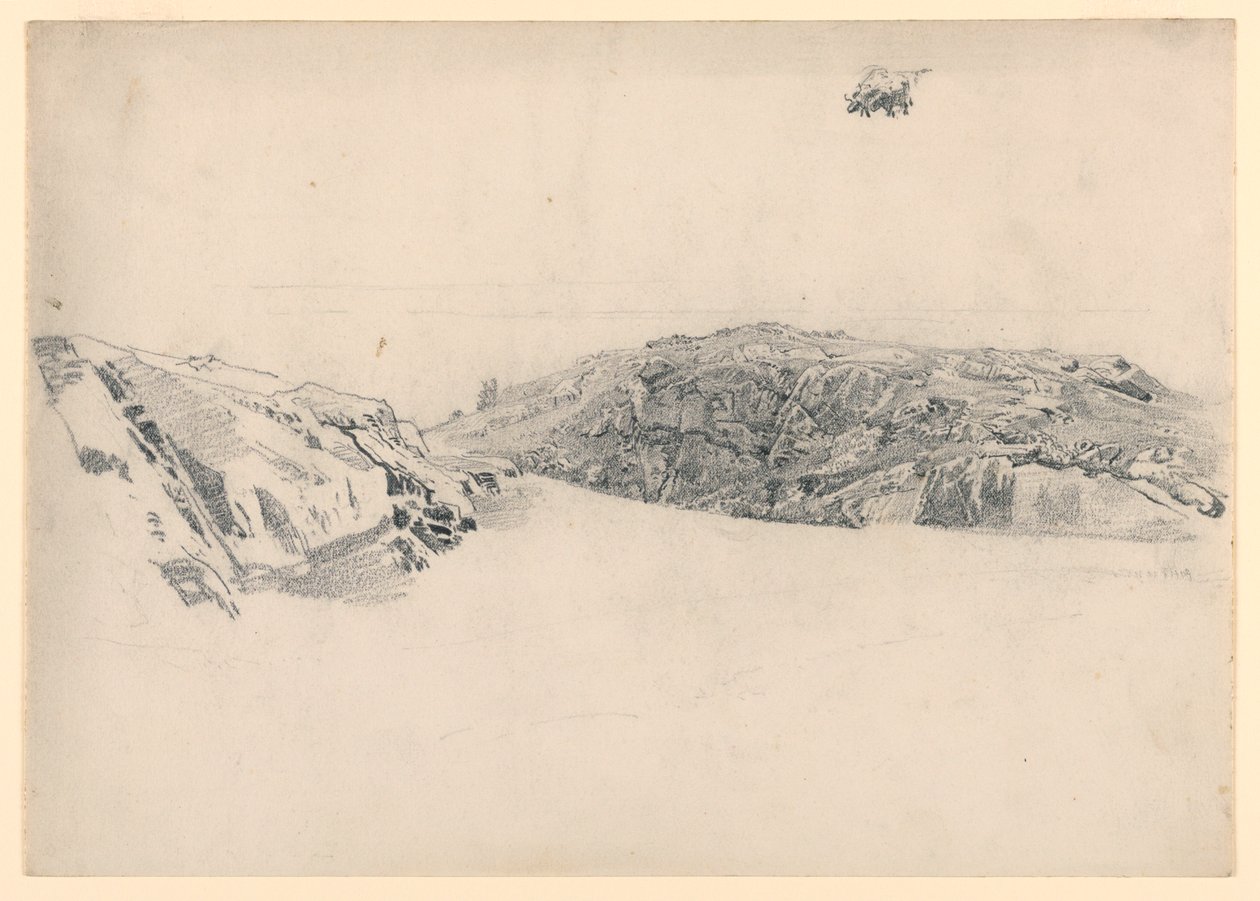 Undersøgelse af kysten, Rhode Island af William Trost Richards