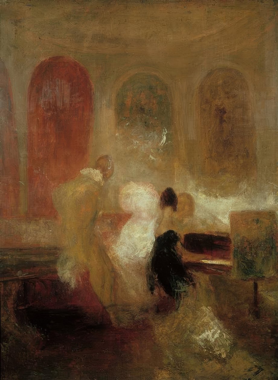 En musikfest, East Cowes Castle (Musik på East Cowes Castle af Joseph Mallord William Turner
