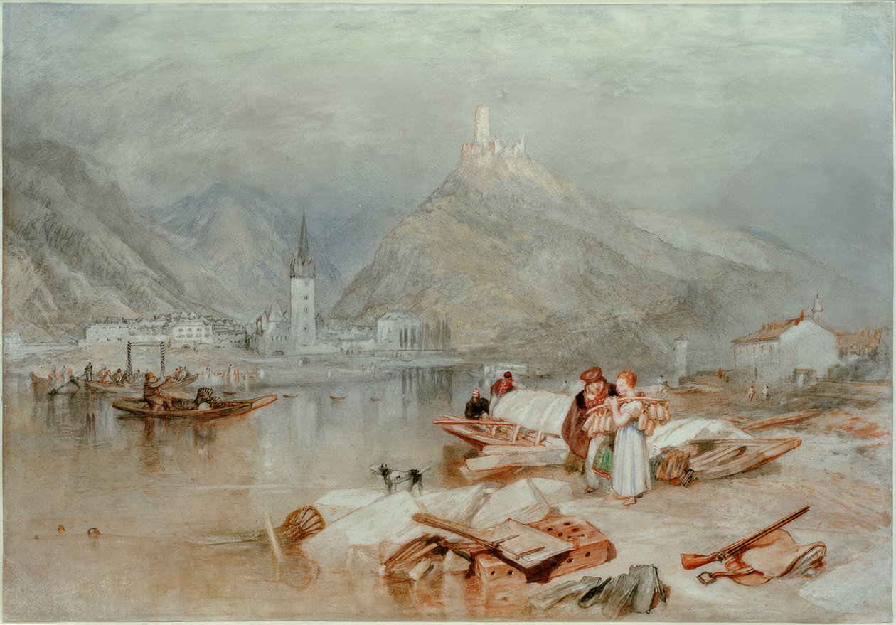 Bernkastel ved Mosel af Joseph Mallord William Turner