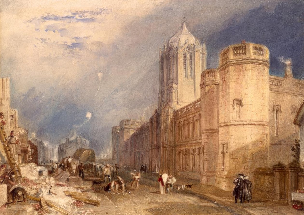 Christ Church College, Oxford af Joseph Mallord William Turner