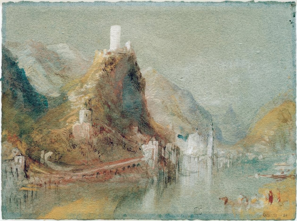 Cochem set fra syd af Joseph Mallord William Turner