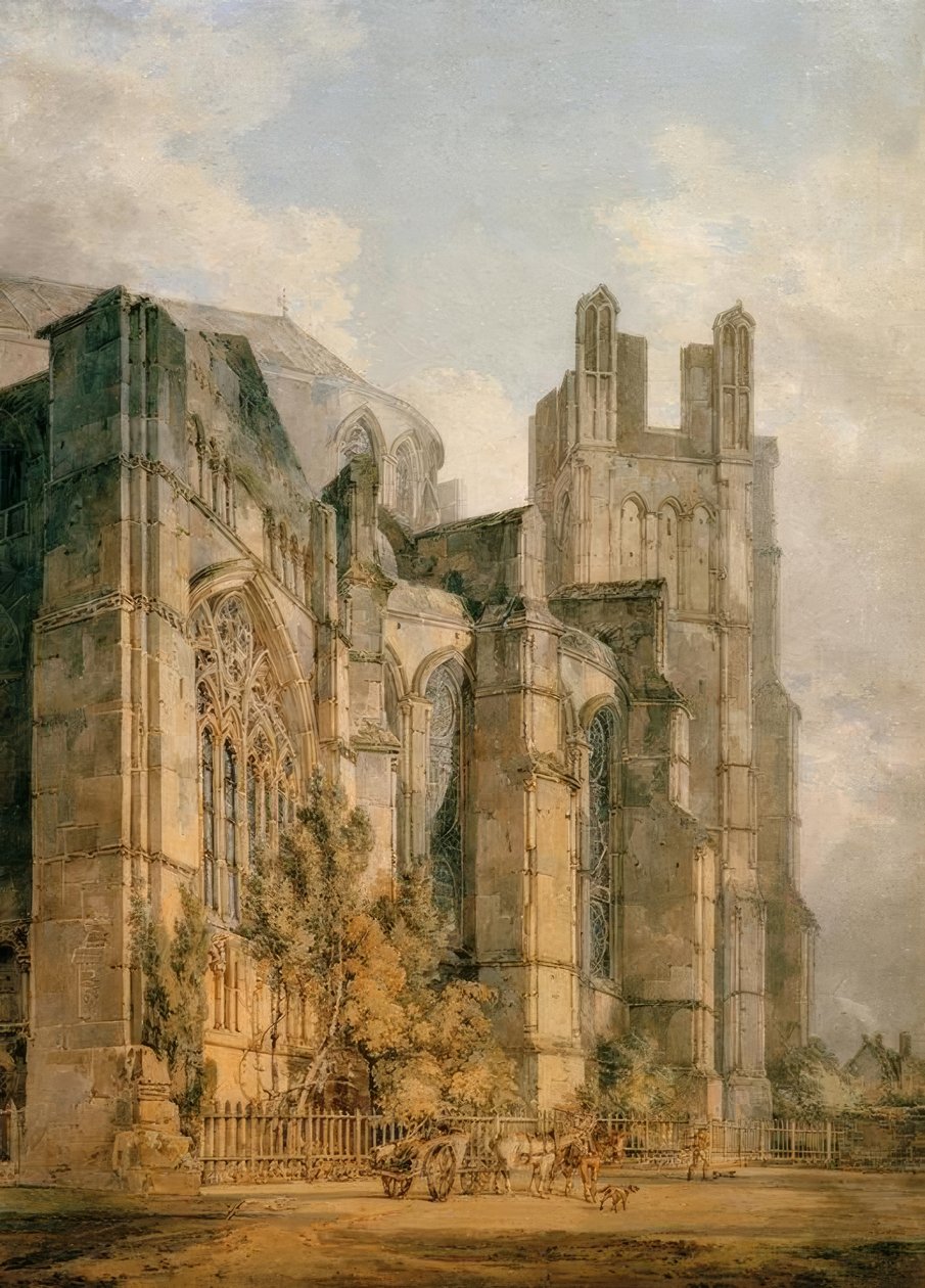 Kapellet St. Anselm ved Canterbury Cathedral og af Joseph Mallord William Turner