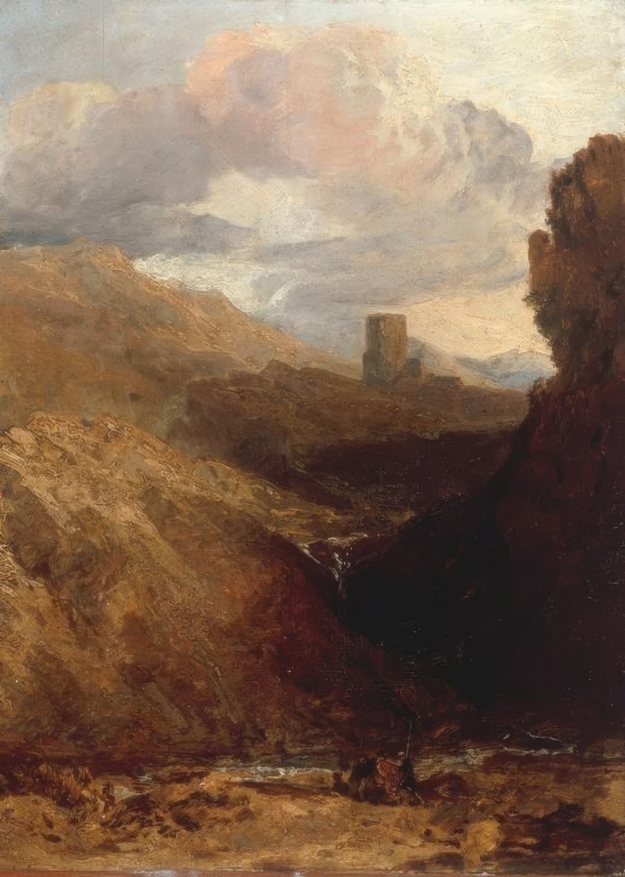 Dolbadarn Slot af Joseph Mallord William Turner