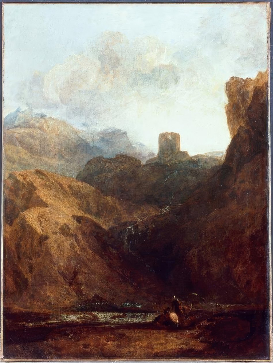 Dolbadarn Slot af Joseph Mallord William Turner