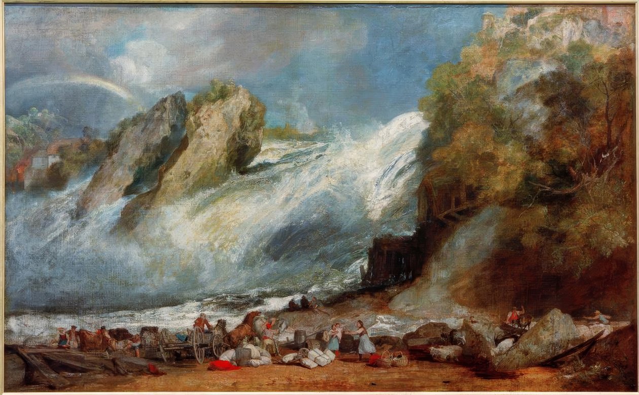 Rhinens fald ved Schaffhausen af Joseph Mallord William Turner