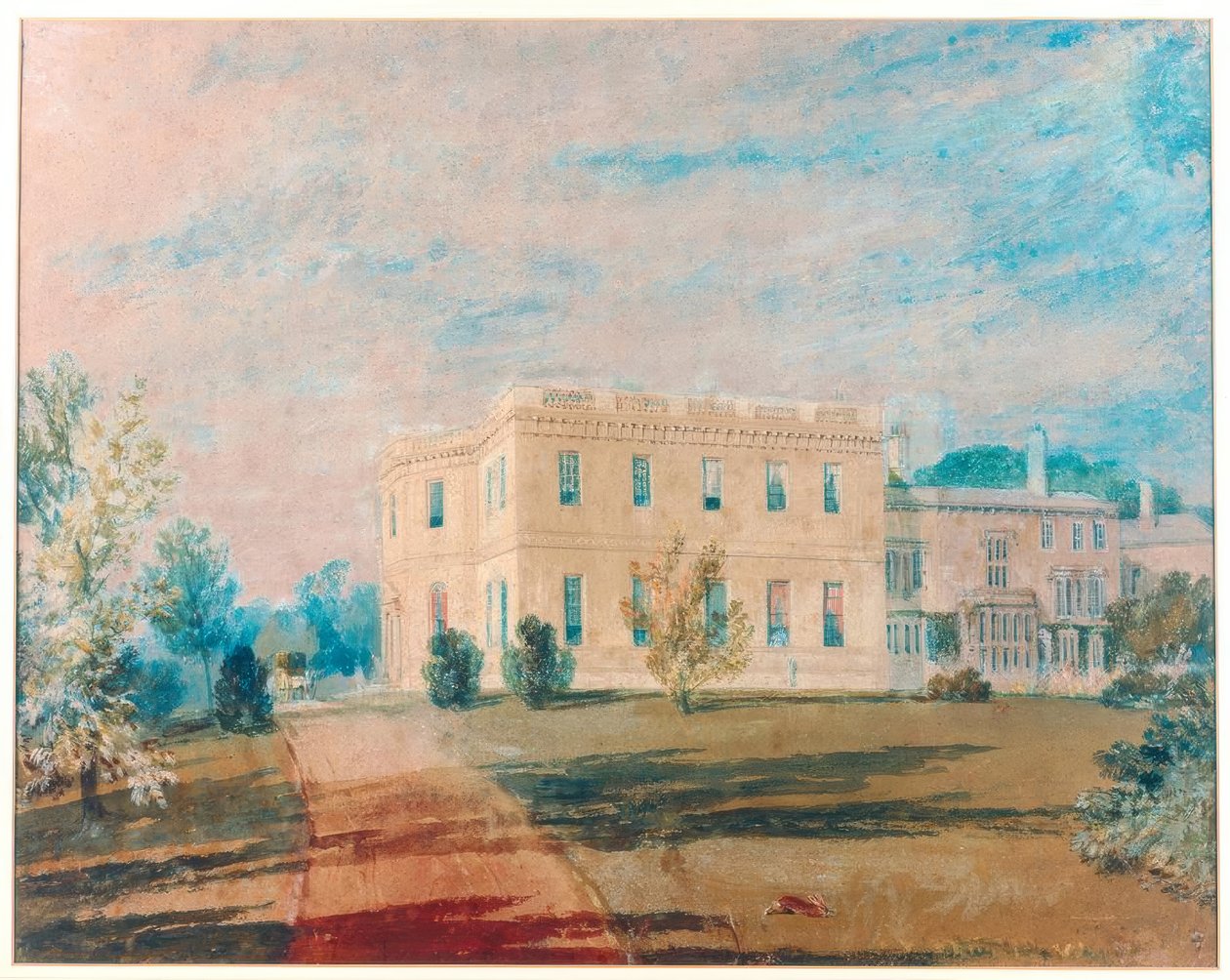 Farnley Hall fra øst af Joseph Mallord William Turner