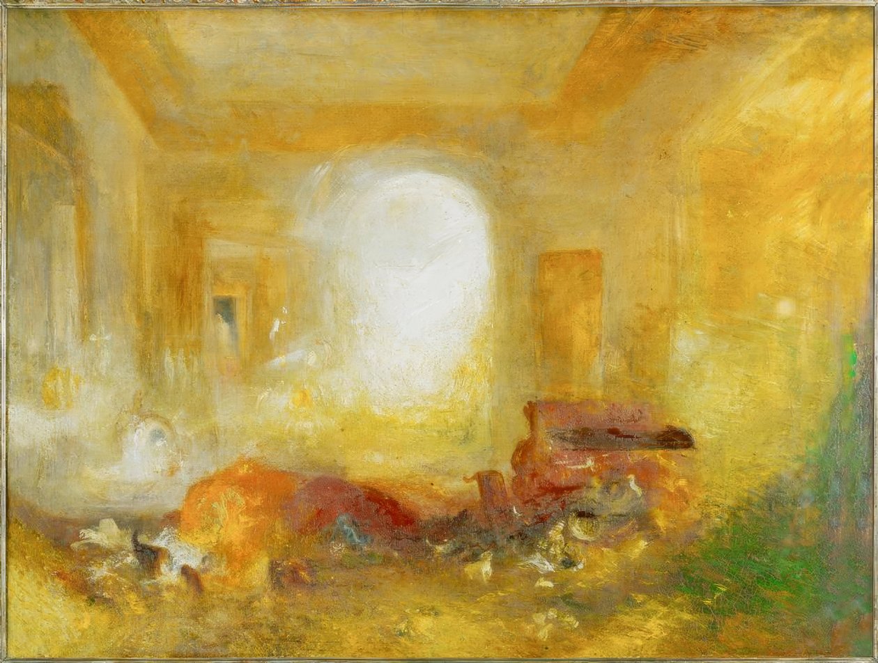 Interiør hos Petworth af Joseph Mallord William Turner