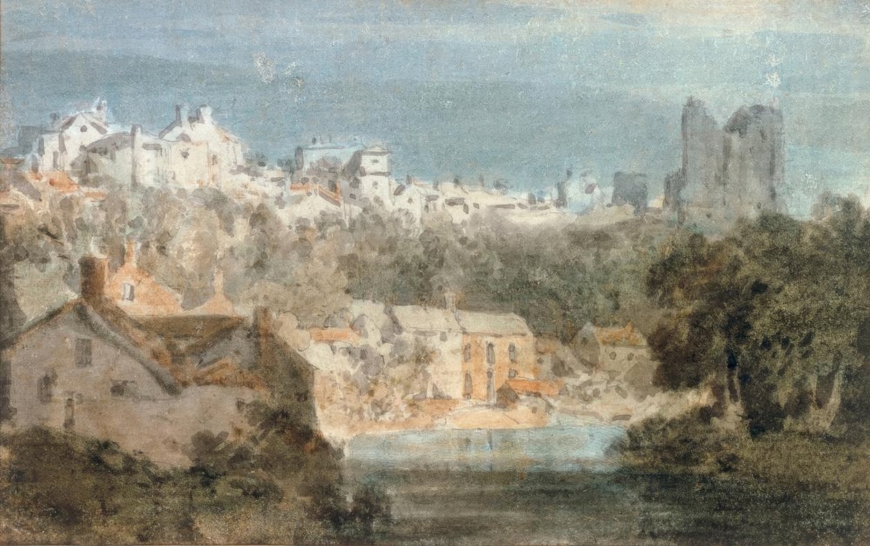 Knaresborough Castle, Yorkshire af Joseph Mallord William Turner