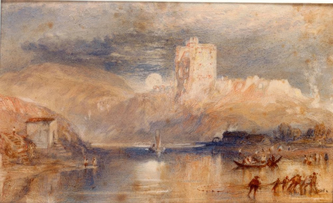 Norham Castle – Måneopgang af Joseph Mallord William Turner