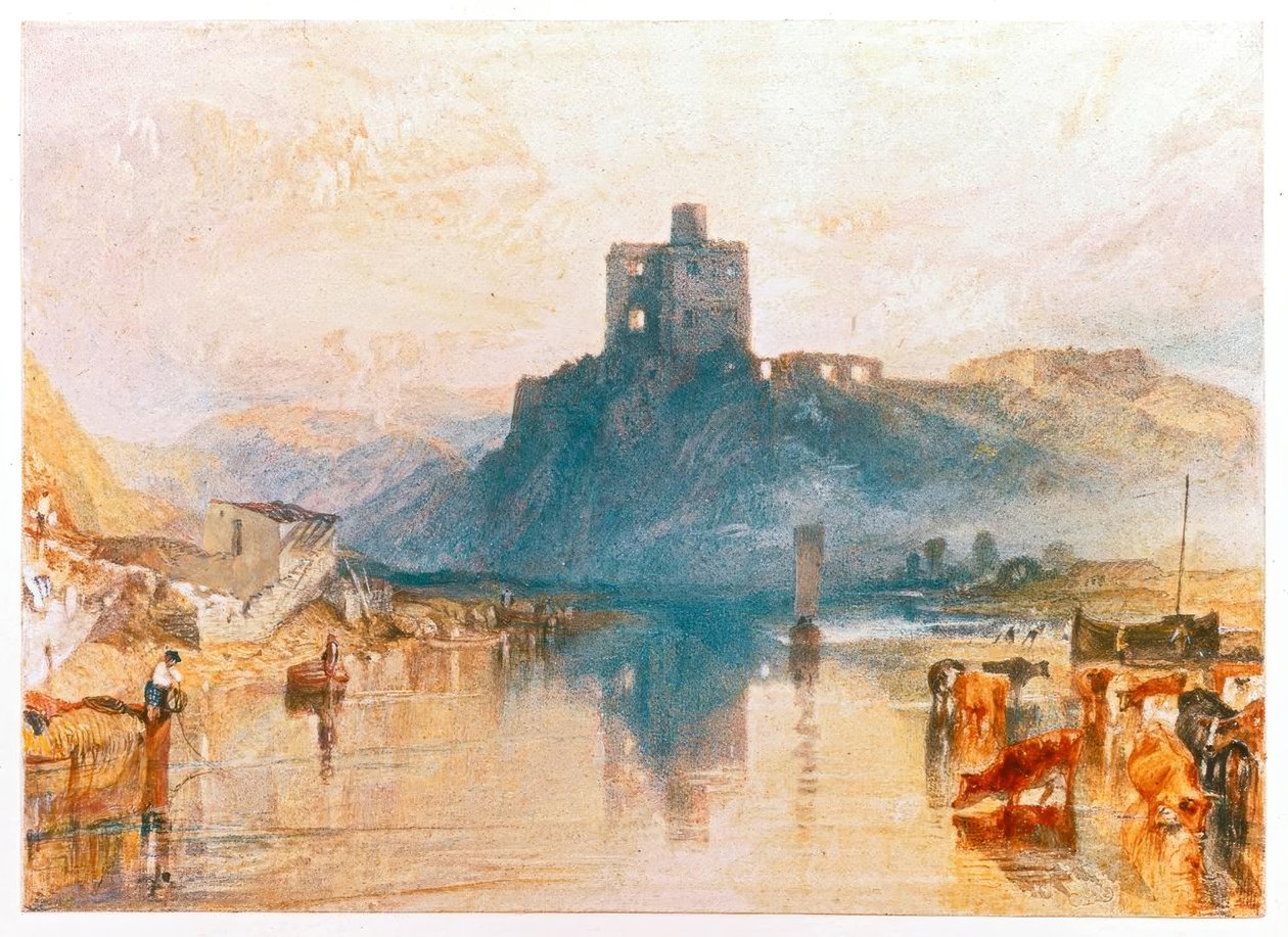 Norham Castle, ved floden Tweed af Joseph Mallord William Turner