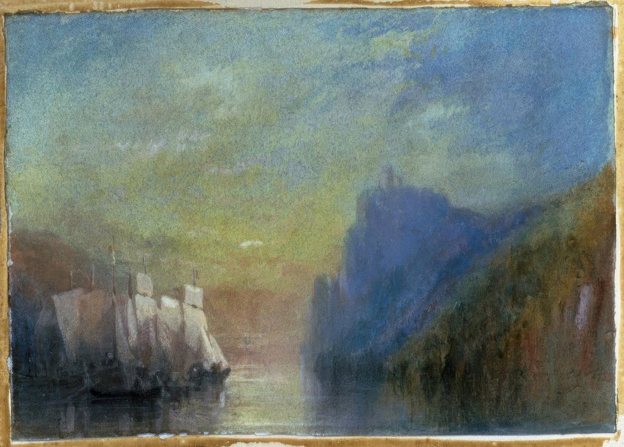 Ved Rhinen af Joseph Mallord William Turner