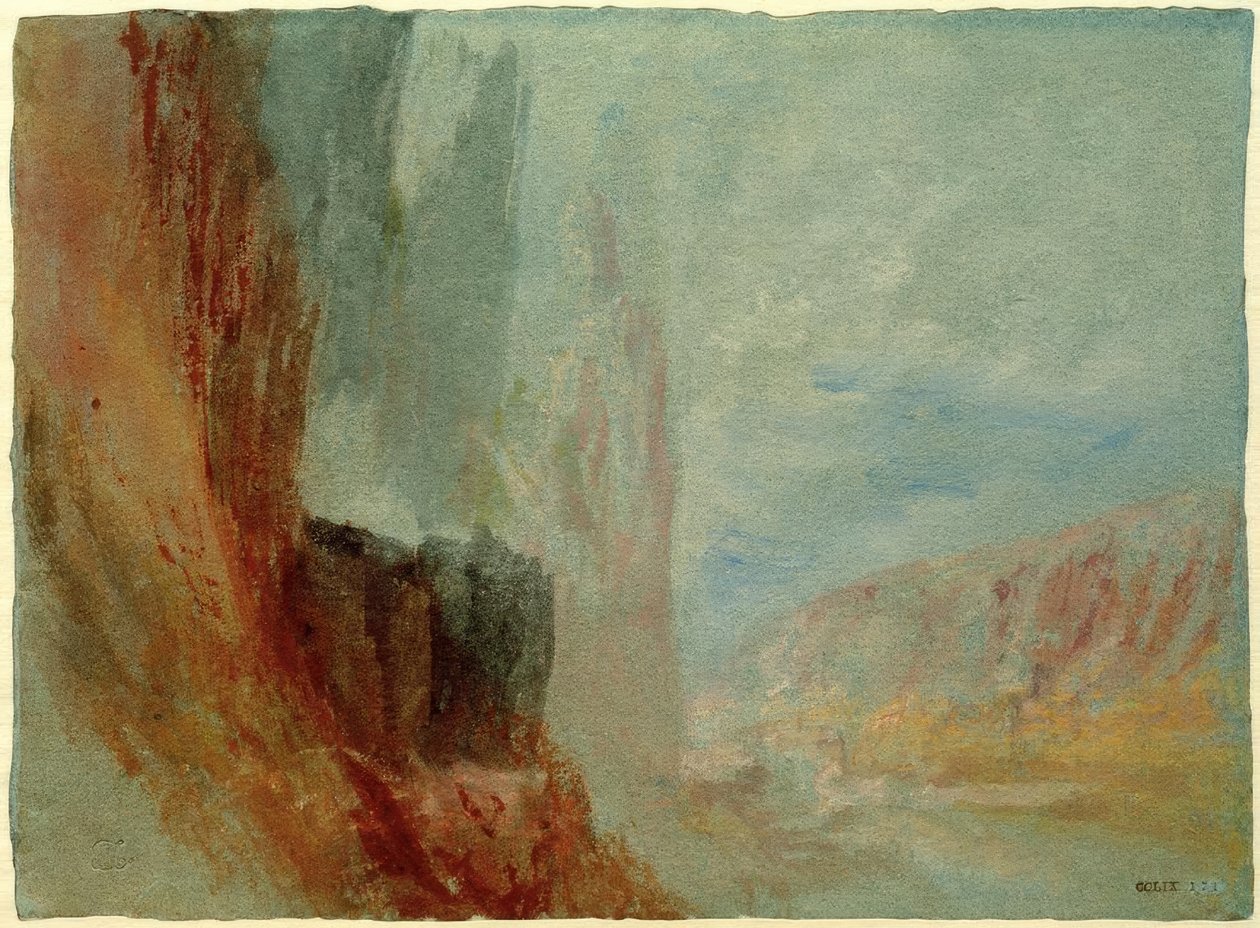 Klipper ved Maas af Joseph Mallord William Turner