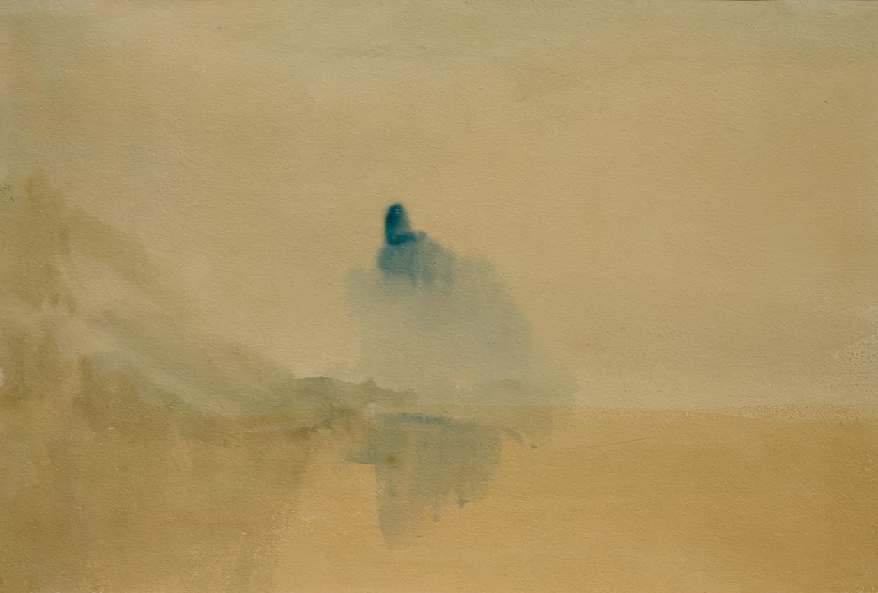 Slot på bredden af ​​en sø af Joseph Mallord William Turner
