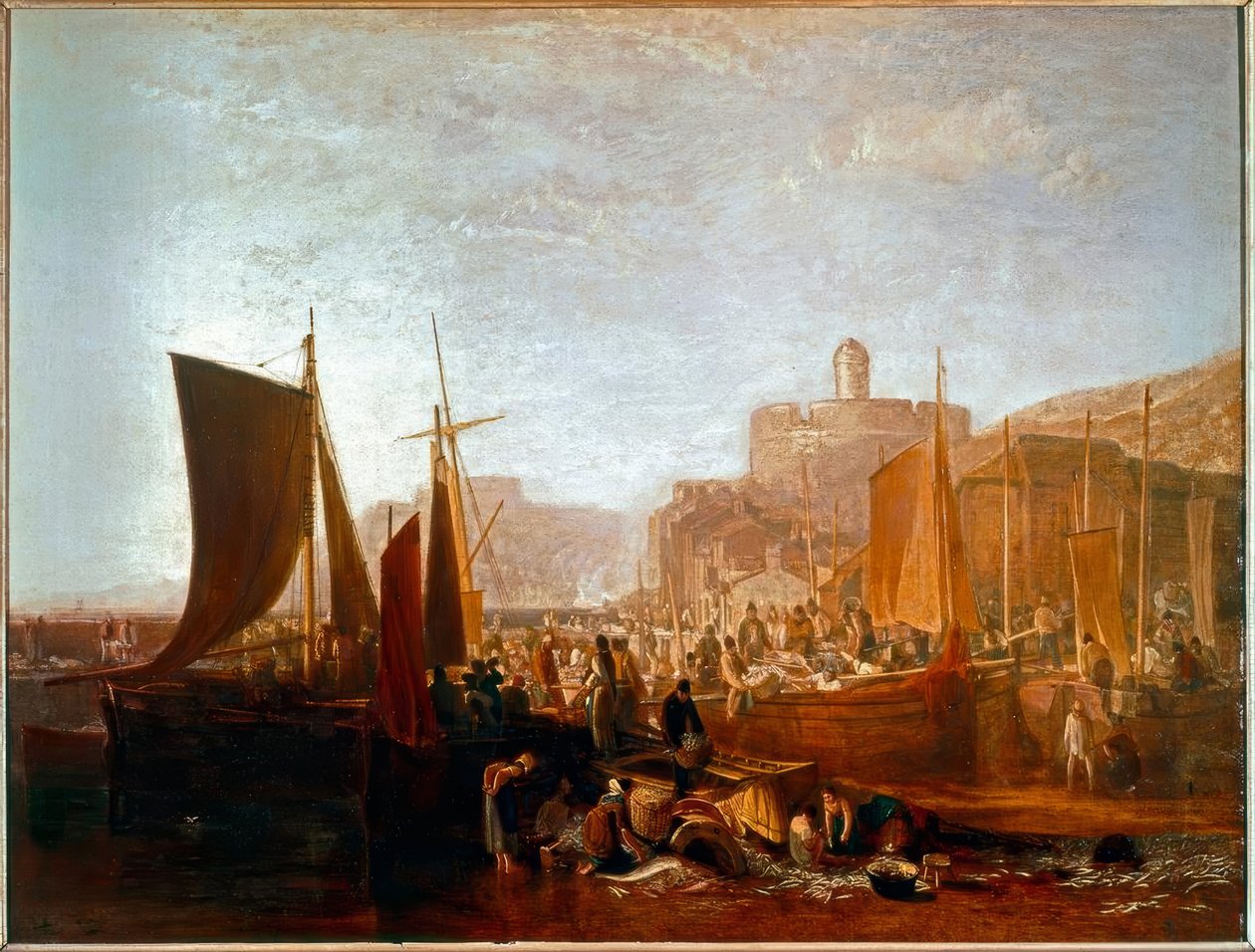 St Mawes ved Pilchard-sæsonen af Joseph Mallord William Turner