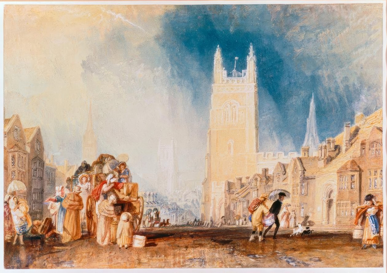 Stamford, Lincolnshire af Joseph Mallord William Turner