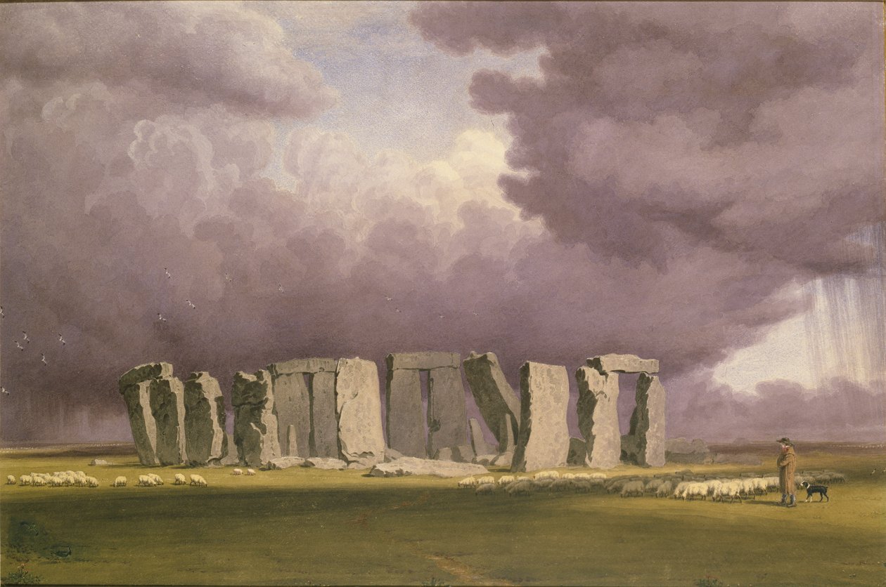 Stonehenge: Stormy Day, 1846 af Joseph Mallord William Turner