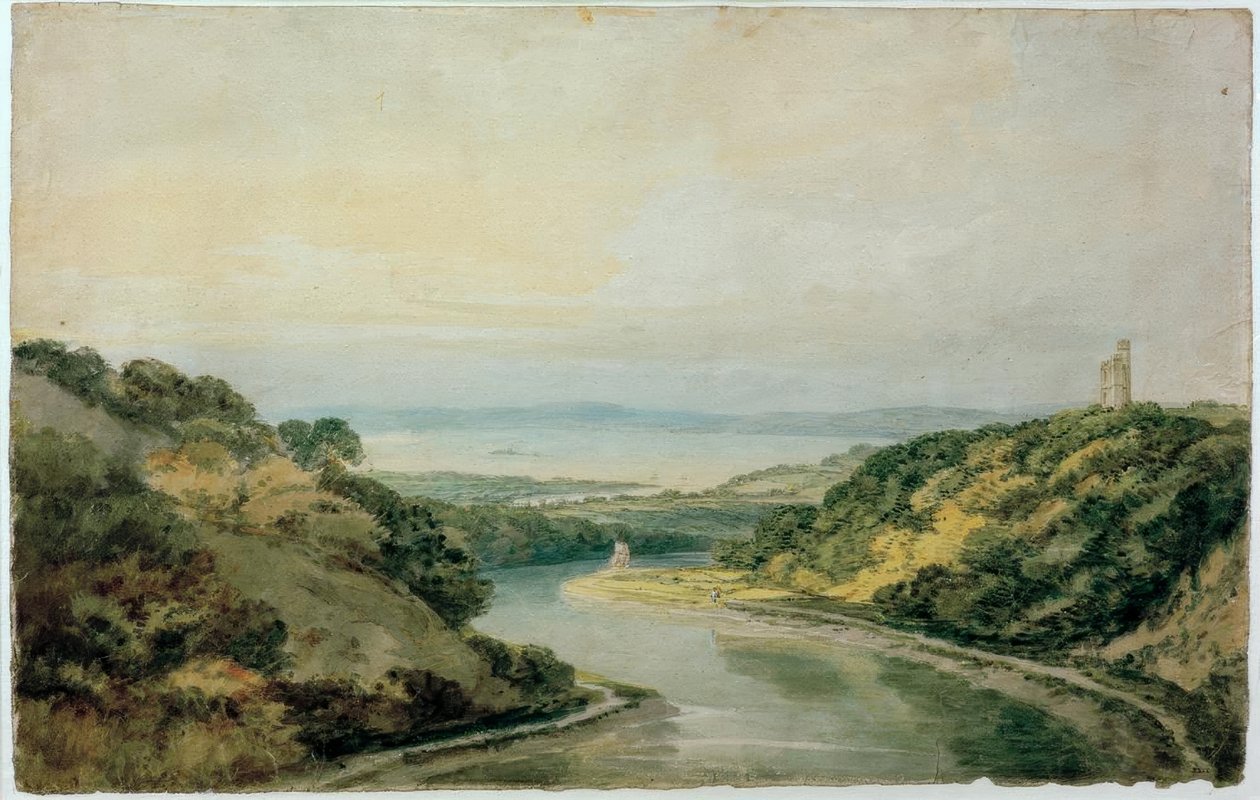 Avon Gorge ser mod Bristol Channel, med Cooks Folly af Joseph Mallord William Turner
