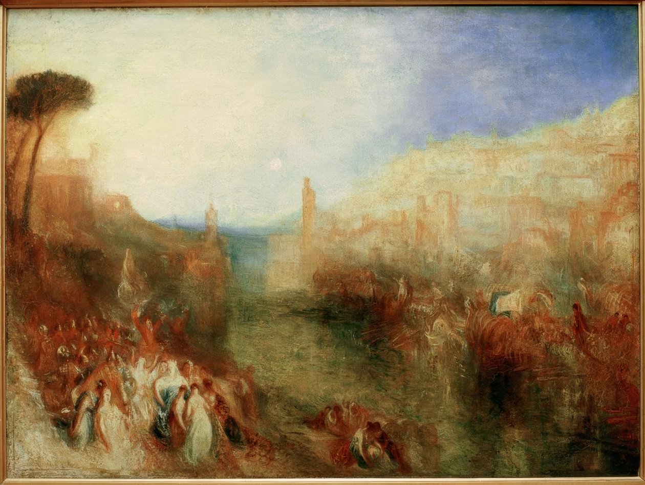 Flådens Afgang af Joseph Mallord William Turner