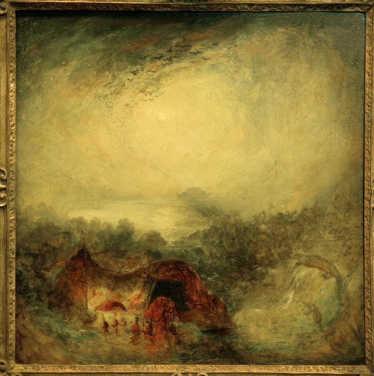 Syndflugtens aften af Joseph Mallord William Turner