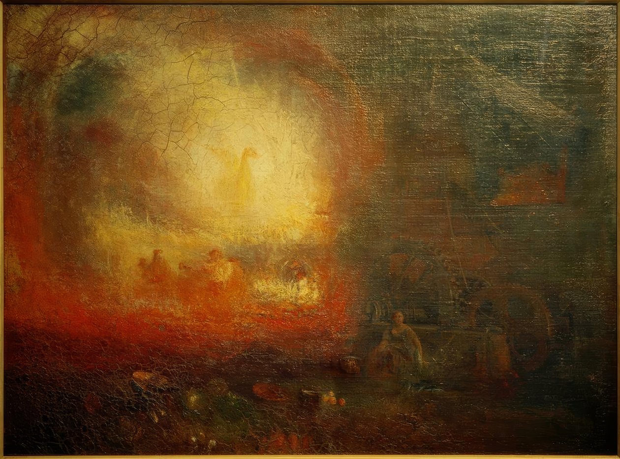 The Hero of a Hundred Fights af Joseph Mallord William Turner