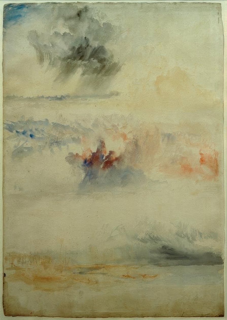 Tre skystudier af Joseph Mallord William Turner