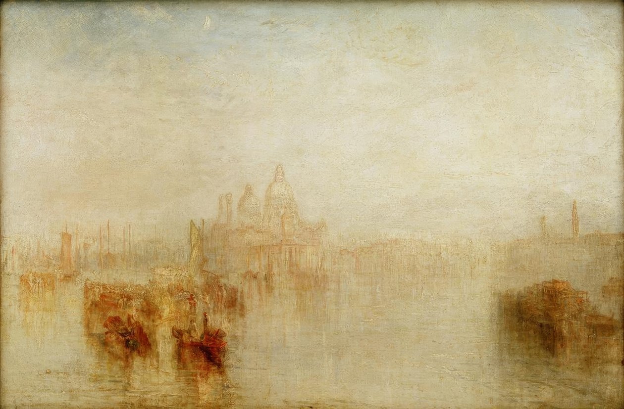 Venedig - Maria della Salute af Joseph Mallord William Turner