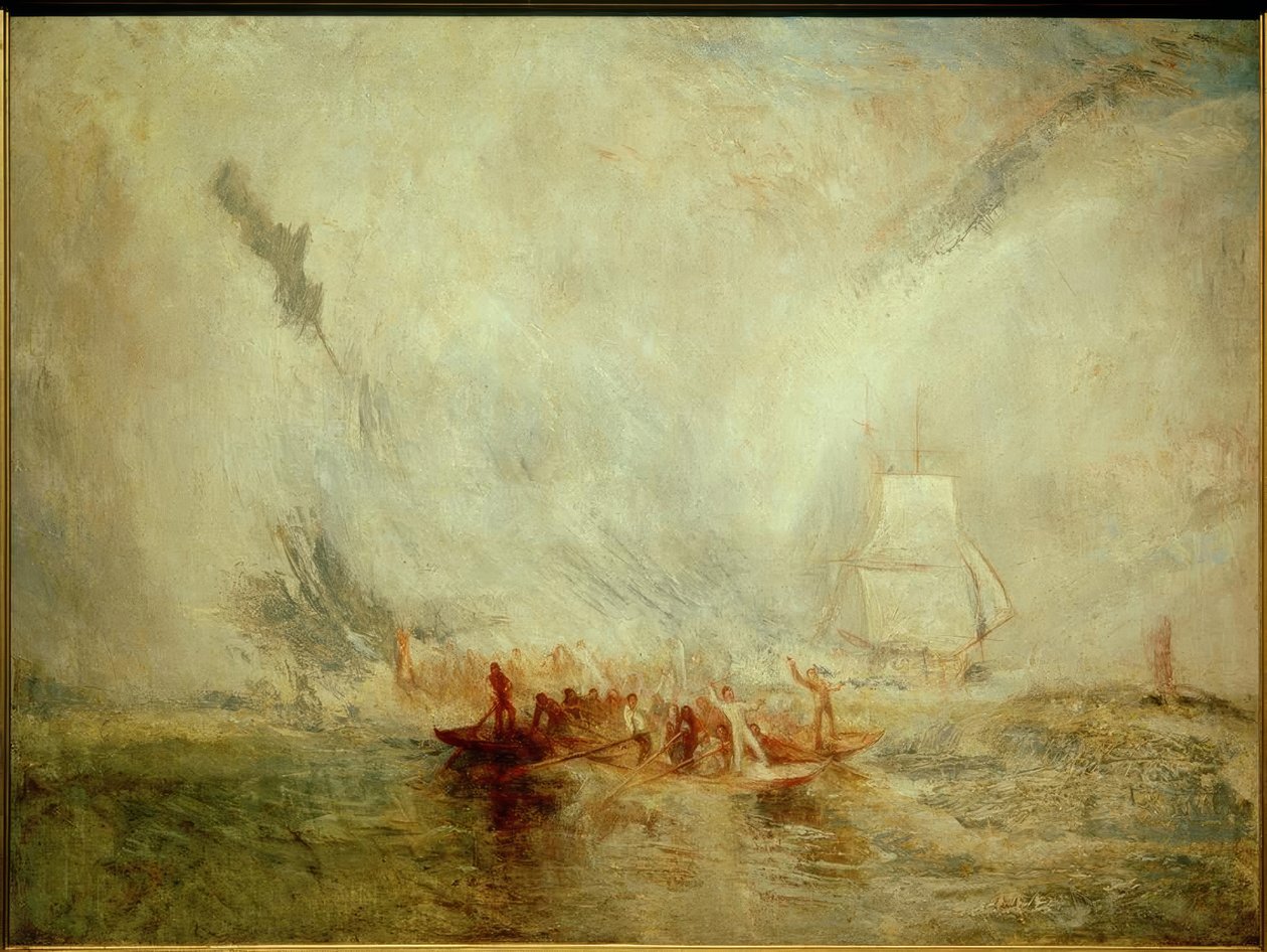 hvalfangere af Joseph Mallord William Turner